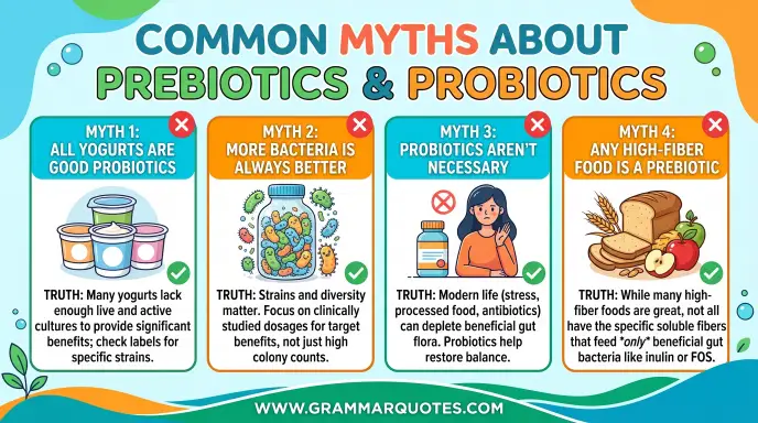 Common Myths About Prebiotics and Probiotics