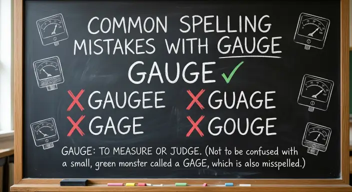Common Spelling Mistakes With Gauge