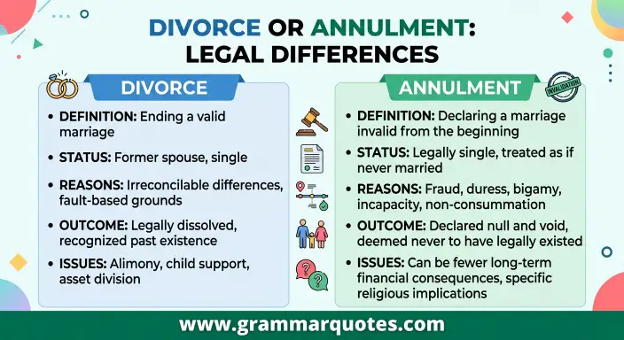 Divorce or Annulment
