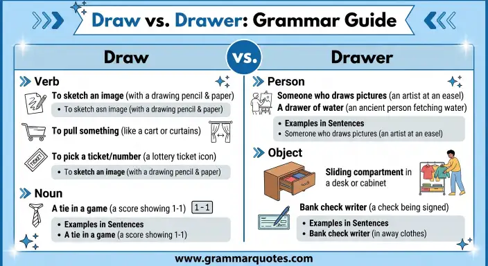 Draw or Drawer