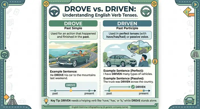Drove or Driven