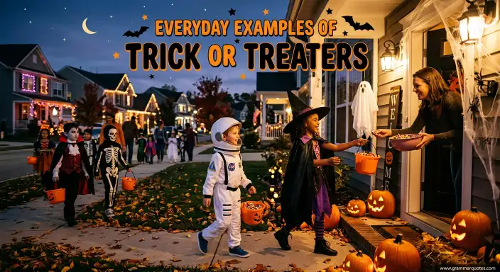 Everyday Examples of Trick or Treaters