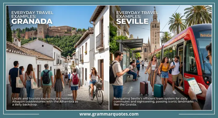 Everyday Travel Examples of granada or seville