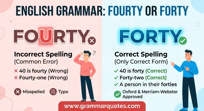 fourty or forty