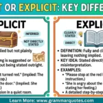 Implicit or Explicit