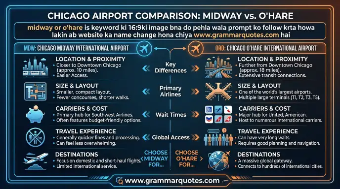 midway or o'hare