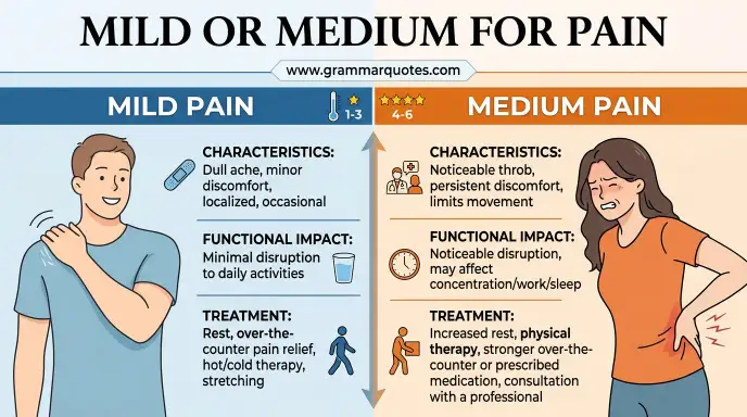 Mild or Medium for Pain