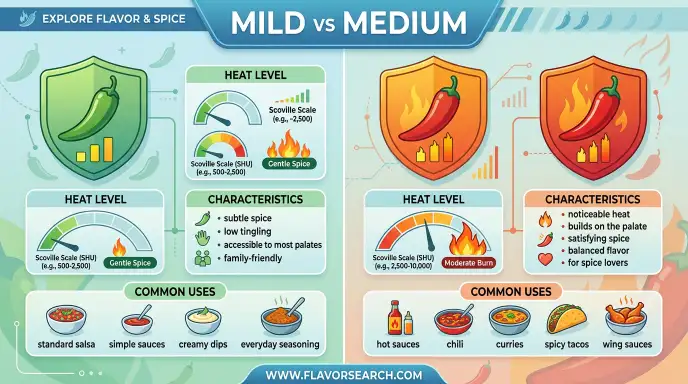 mild or medium