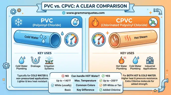 pvc or cpvc