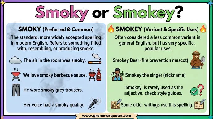 Smoky or Smokey