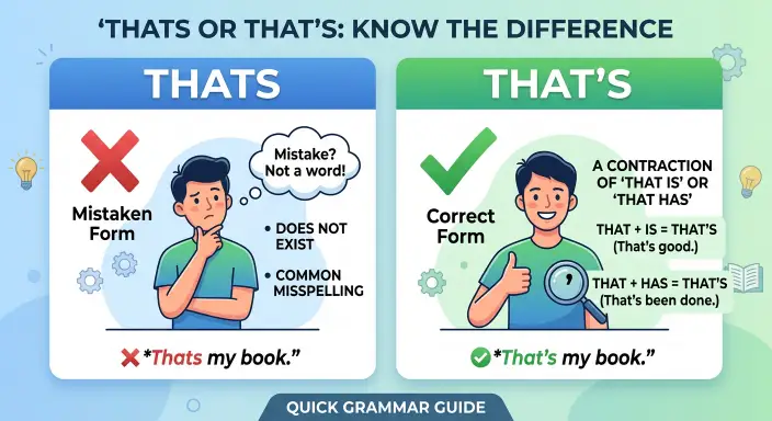 thats or that's